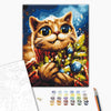 Malowanie po numerach Noworoczny kot ©Marianna Pashchuk (BS53870)