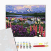 Premium malowanie po numerach Dolina dzikich kwiatów (PBS21019)