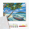 Premium malowanie po numerach Rajska wyspa (PBS21769)