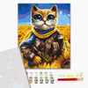 Premium malowanie po numerach Kitty Hero© Marianna Pashchuk (PBS53463)