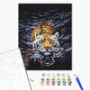 Malowanie po numerach Tygrys pływak (BS158)