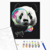 Malowanie po numerach Panda z bąbelkiem (BS51494)