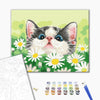 Malowanie po numerach Kot w rumiankach (BS51569)