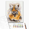 Malowanie po numerach Ładny tygrysek (BS24302)