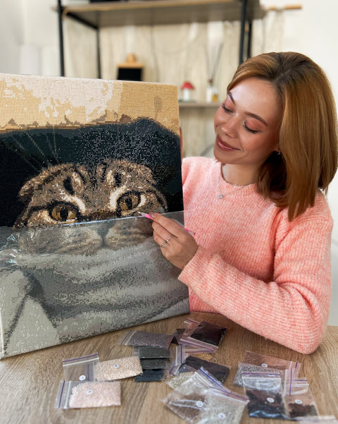 Haft diamentowy Obraz z własnego zdjęcia