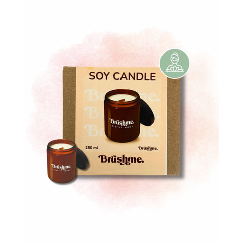 Świeca sojowa nalewana „Poranny spa w ogrodzie” 250 ml (CC018)