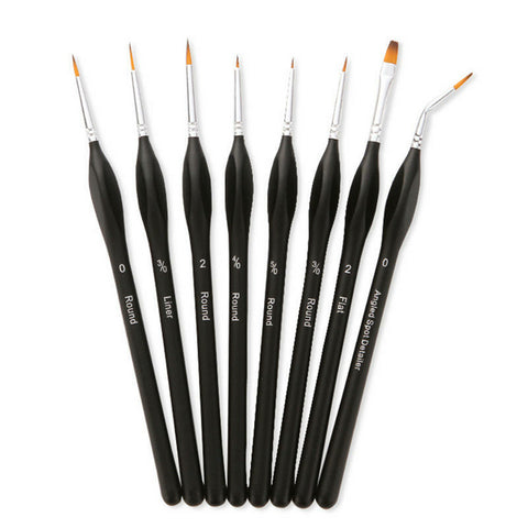Zestaw profesjonalnych pędzli nylonowych 8 szt. (BR842)