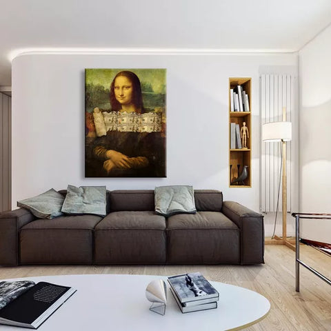 Obraz na płótnie Money Lisa (CN%)
