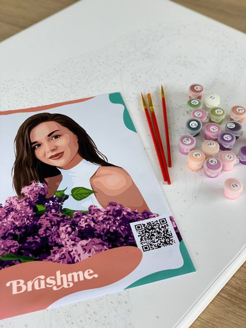 Malowanie po numerach z własnego zdjęcia - Portrety indywidualne