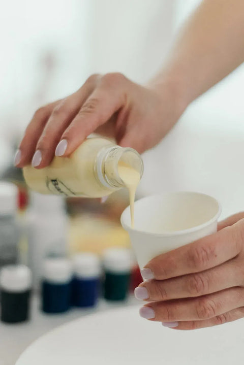 Zestaw do tworzenia Fluid art "Słońce"