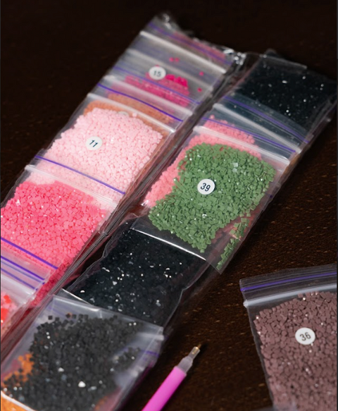 Haft diamentowy Corgi w kosmosie (DRBS53819)