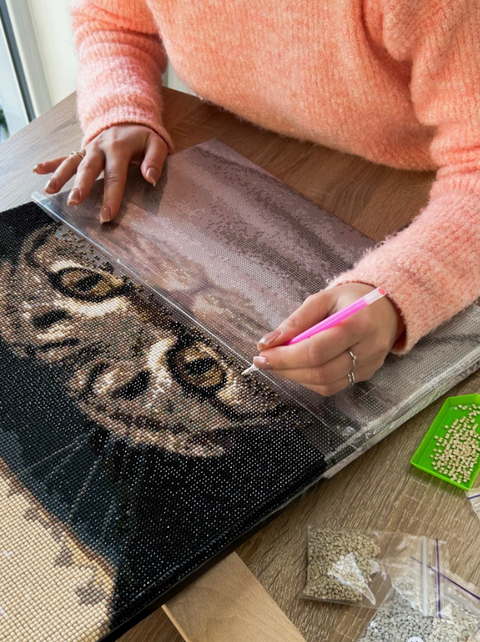 Haft diamentowy Obraz z własnego zdjęcia