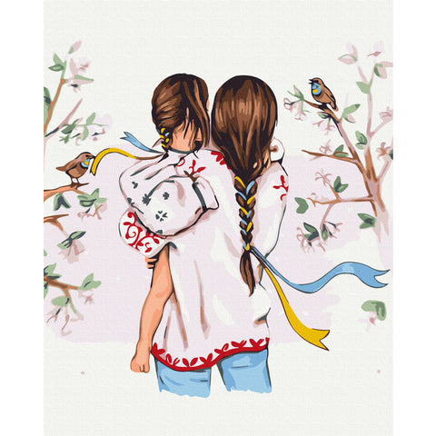 Malowanie po numerach Razem z mamą ©Alla Berezovska (BS54346)