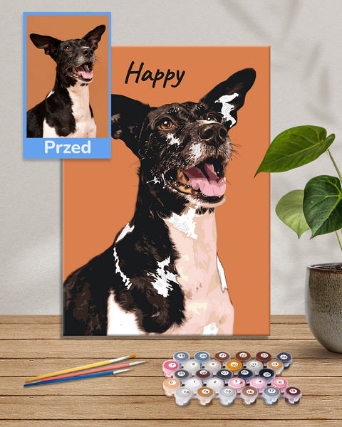 Malowanie po numerach z własnego zdjęcia - Zwierzęta