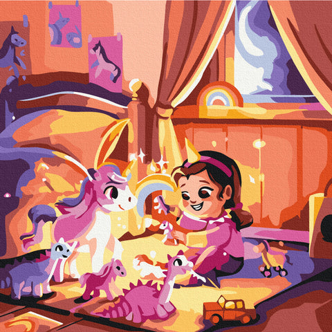 Malowanie po numerach Magia przed snem ©Jewgienija Lisowa (SQ30031)