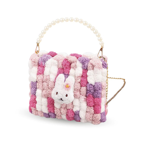 Zestaw do stworzenia torebki „Różowy króliczek” (BAG6)