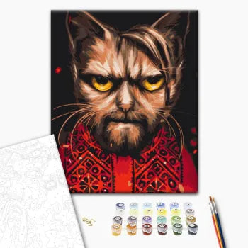 Malowanie po numerach Kot Usyk© Marianna Paszczuk (BS54216)