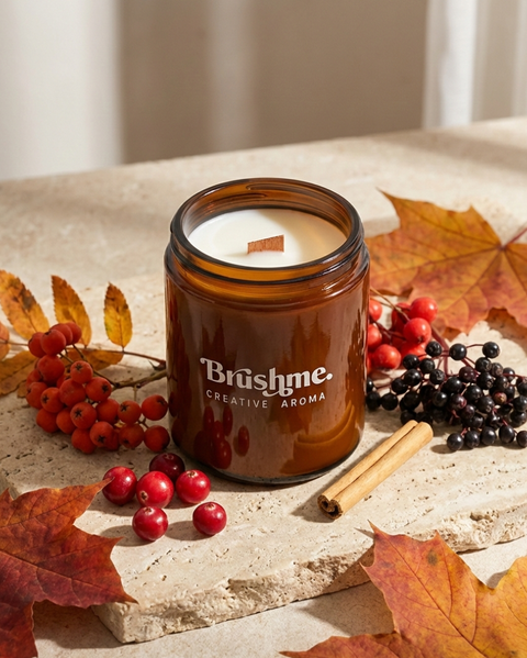 Świeca sojowa nalewana „Jesienne jagody” 250 ml (CC002)