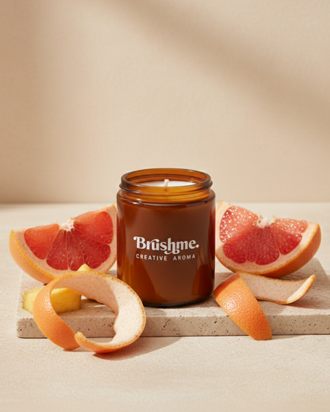 Świeca sojowa nalewana „Grapefruitowy świt” 250 ml (CC004)