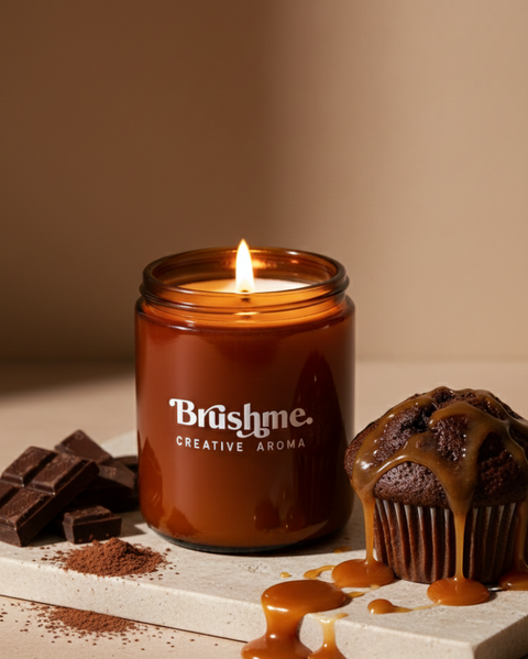 Świeca sojowa nalewana „Czekoladowe ciastko” 250 ml (CC009)