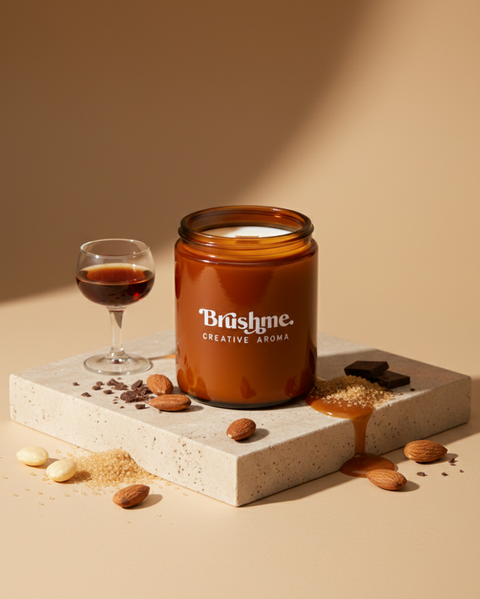 Świeca sojowa nalewana „Koktajl z amaretto” 250 ml (CC019)