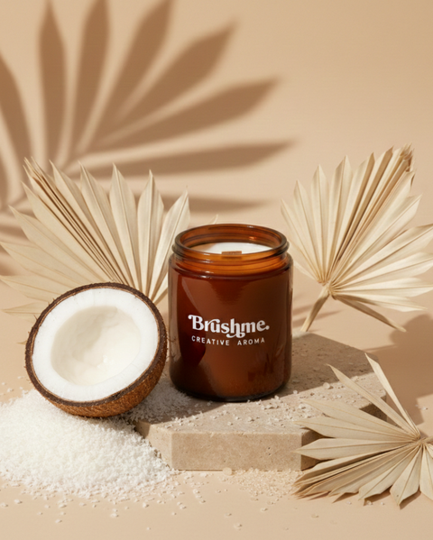 Świeca sojowa nalewana „Cukier kokosowy 250 ml (CC020)