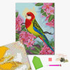 Diamentowa mozaika Papuga w kwiatach (DBS1027)