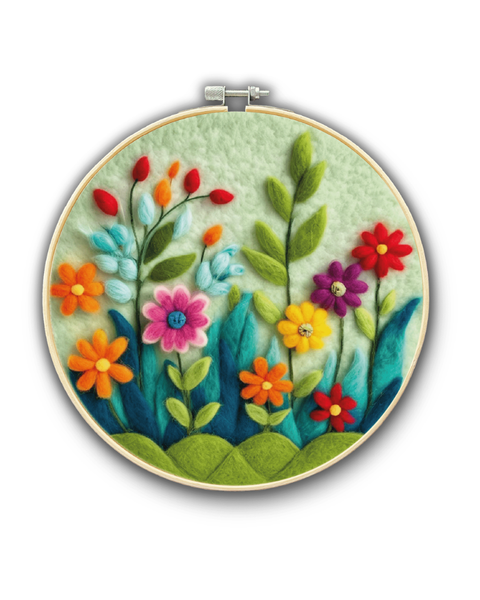 Zestaw do filcowania Ogród kwiatowy (EFL001)