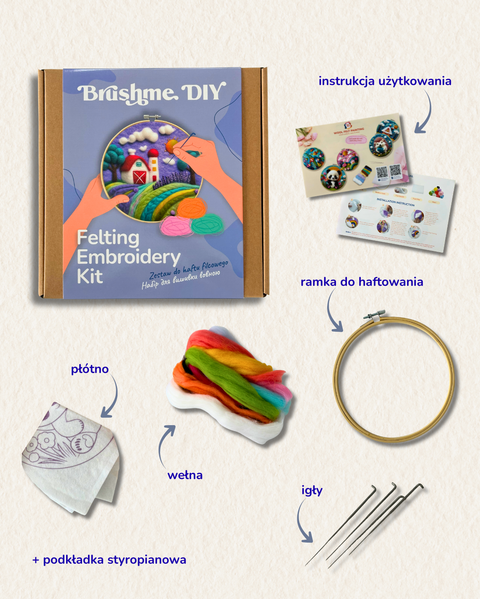 Zestaw do filcowania Prowanski poranek (EFL002)