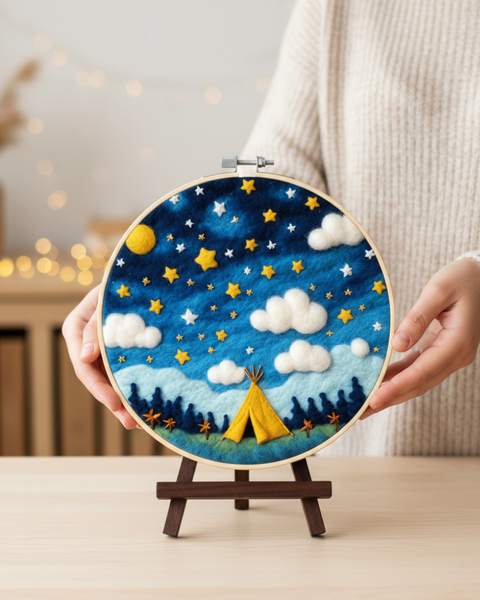 Zestaw do filcowania Gwiaździsta noc (EFL004)