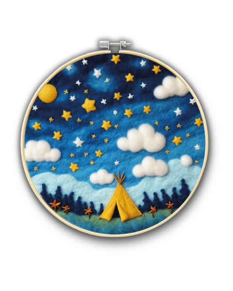 Zestaw do filcowania Gwiaździsta noc (EFL004)