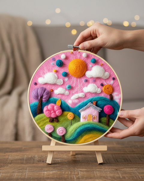 Zestaw do filcowania Świat różowych marzeń (EFL006)