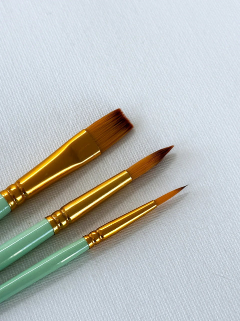 Zestawy profesjonalnych pędzli nylonowych