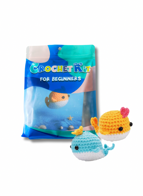 Zestaw do szydełkowania „Wieloryb” (NBV9)