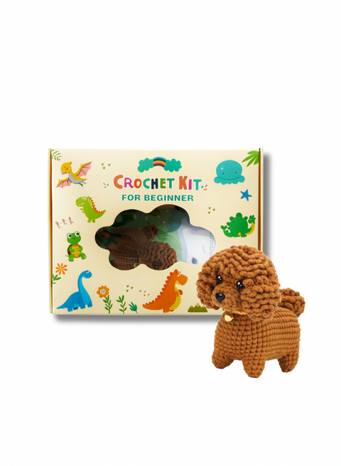 Zestaw do szydełkowania „Pluszowy pudel” (NBV11)