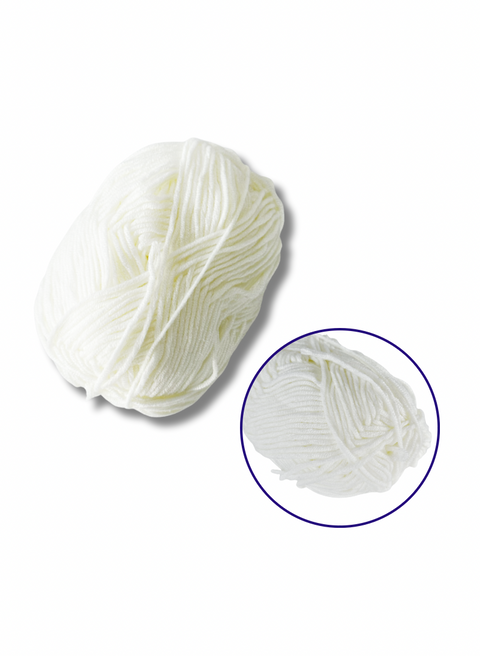 Włóczka 50g mlecznobiały (NB101)