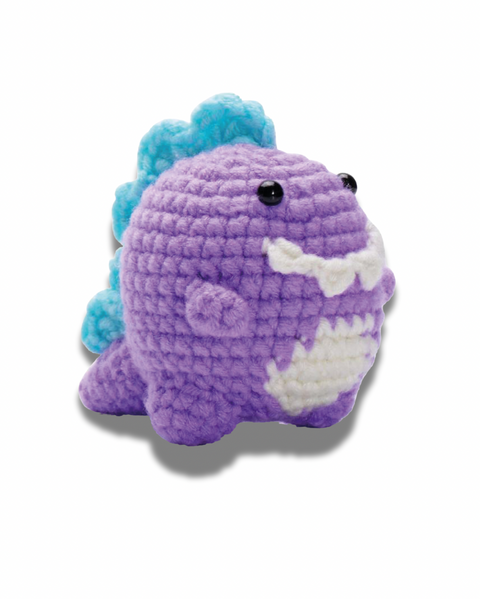 Zestaw do szydełkowania „Fioletowy dinozaur” (NBV8)
