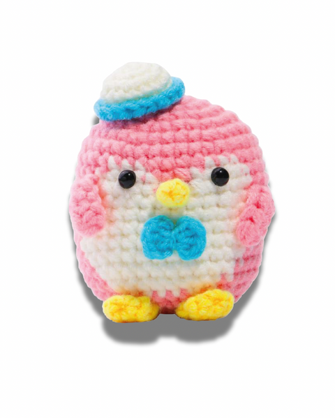 Zestaw do szydełkowania „Różowy pingwin” (NBV7)