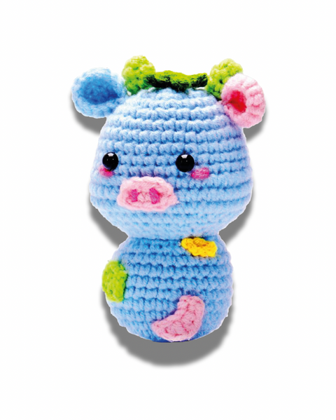 Zestaw do szydełkowania „Niebieska krowa” (NBV6)