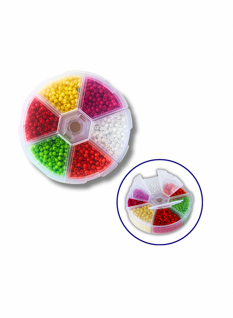 Zestaw koralików №7 (3 mm, 6 kolorów) (NB3M7)