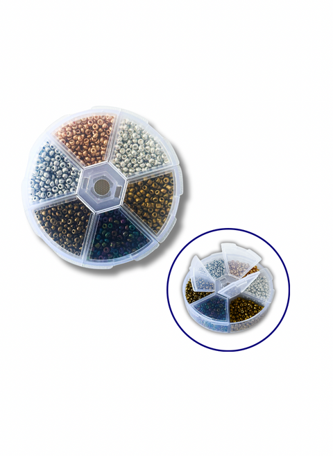 Zestaw koralików №2 (3 mm, 6 kolorów) (NB3M2)