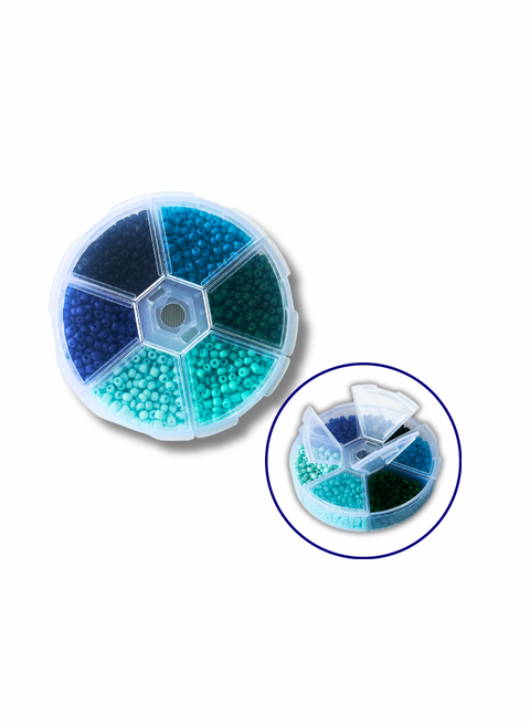 Zestaw koralików №14 (3 mm, 6 kolorów) (NB3M14)