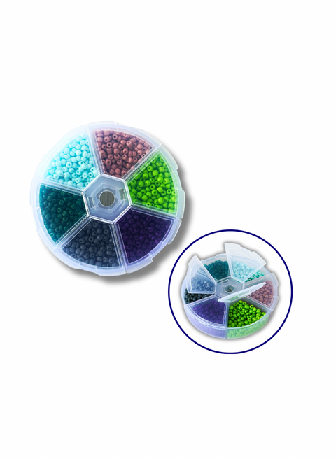 Zestaw koralików №15 (3 mm, 6 kolorów) (NB3M15)