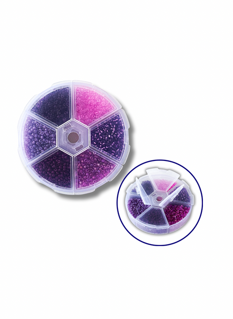 Zestaw koralików №5 (3 mm, 6 kolorów) (NB3M5)