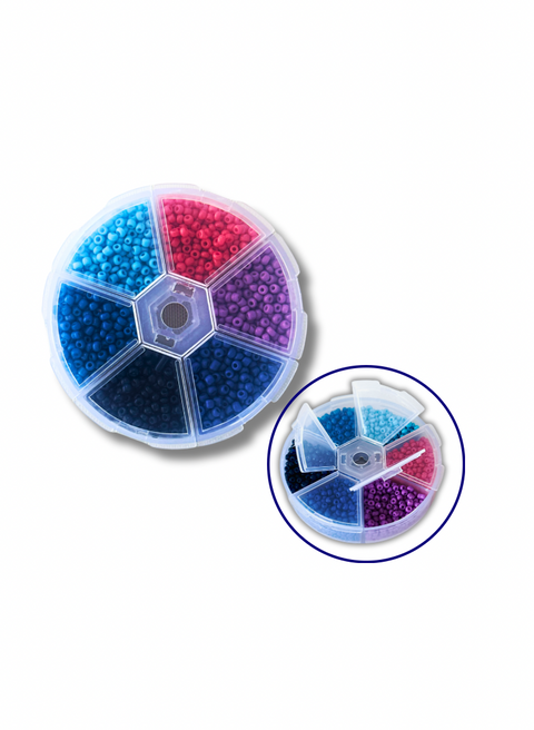 Zestaw koralików №11 (3 mm, 6 kolorów) (NB3M11)