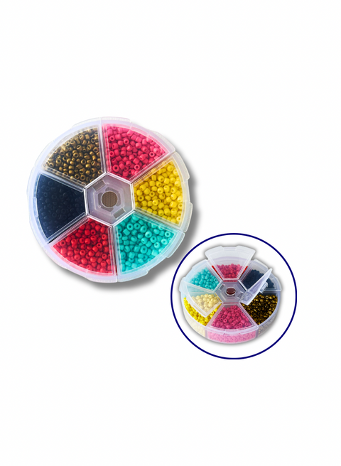 Zestaw koralików №9 (3 mm, 6 kolorów) (NB3M9)