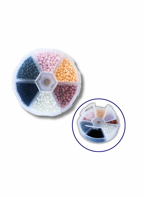 Zestaw koralików №12 (3 mm, 6 kolorów) (NB3M12)