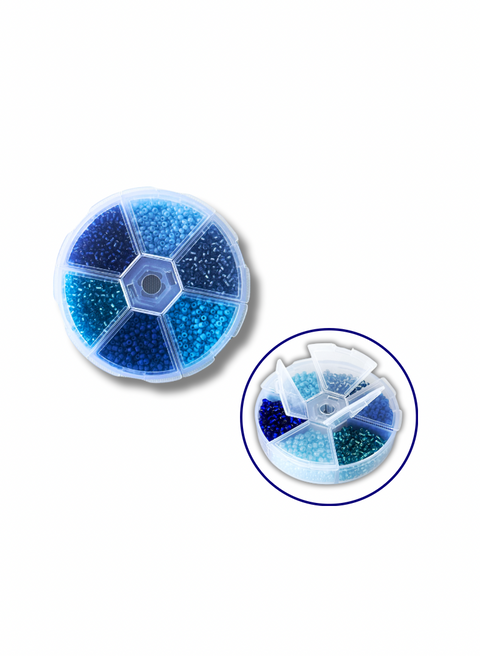 Zestaw koralików №5 (2 mm, 6 kolorów) (NB2M5)