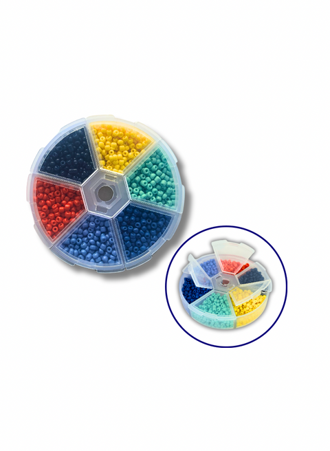 Zestaw koralików №10 (3 mm, 6 kolorów) (NB3M10)