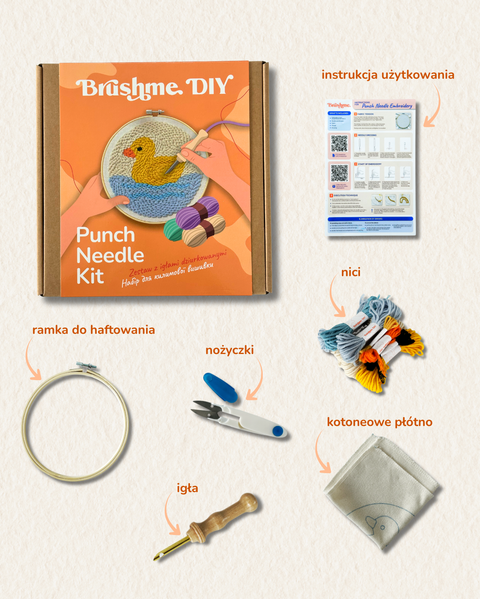 Zestaw do haftu pętelkowego Pierzasty przyjaciel (PMBR003)